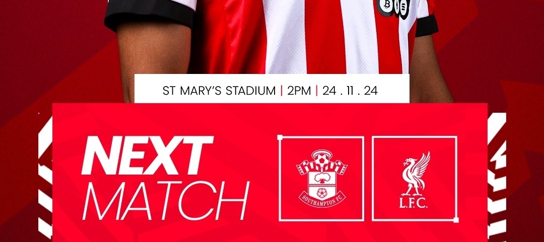 Jadwal Pertandingan Southampton vs Liverpool di Pekan ke 12 Premier League 2024-2025