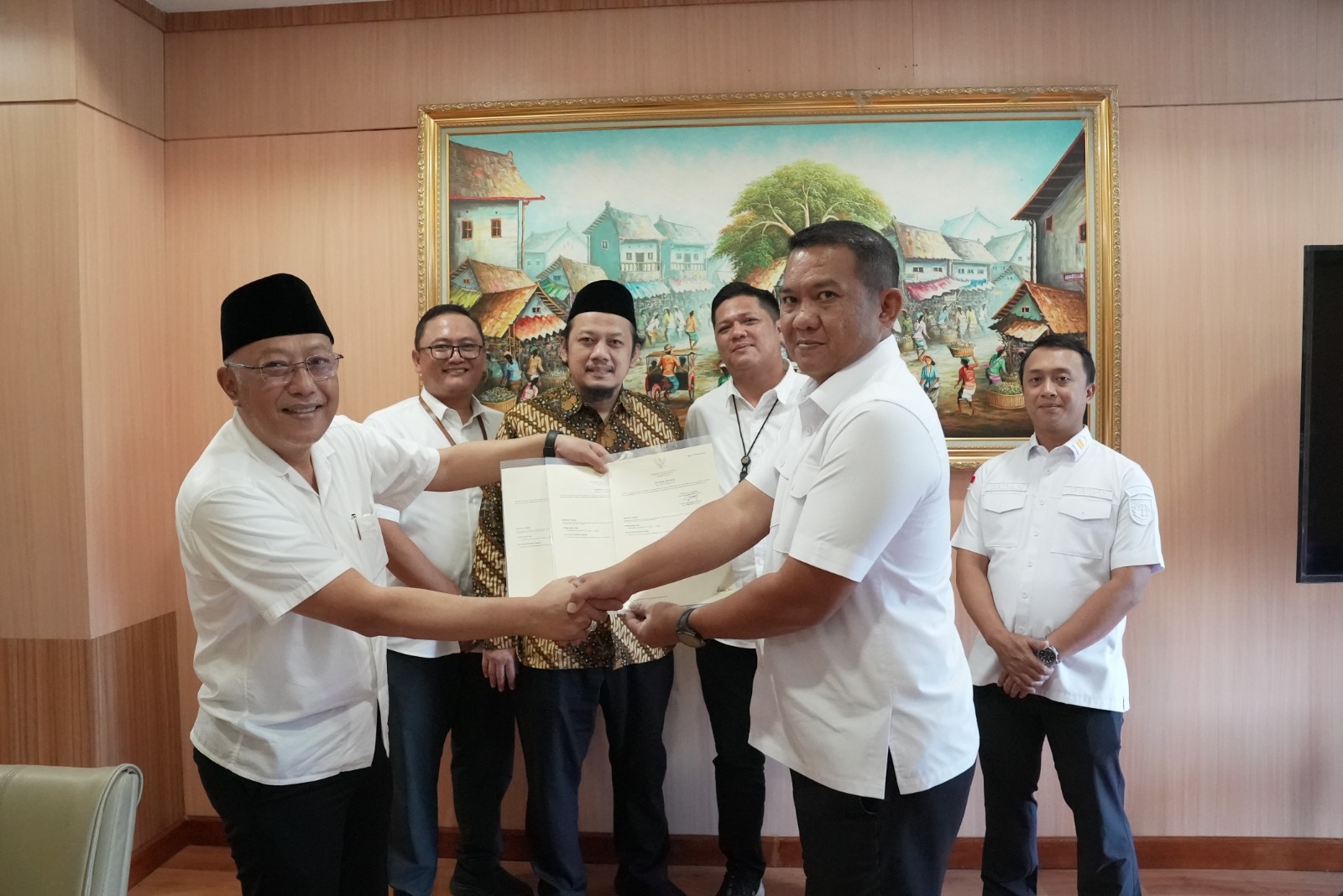 Kantah Jakpus Serahkan Sertipikat Tanah Elektronik Milik PBNU