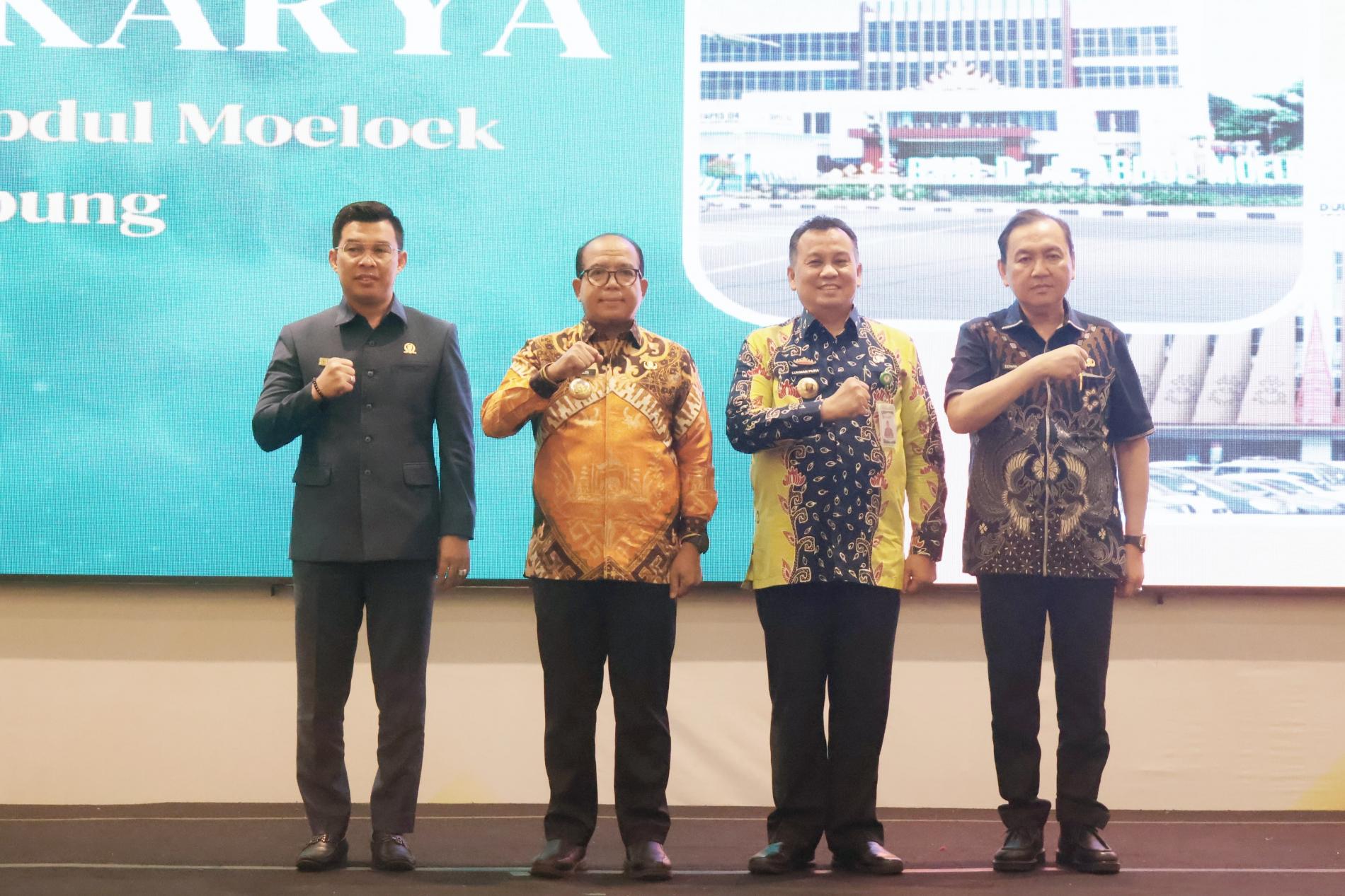 Pj. Gubernur Lampung Buka Lokakarya Aspirasi Masyarakat untuk Tingkatkan Pelayanan RSUD Abdul Moeloek