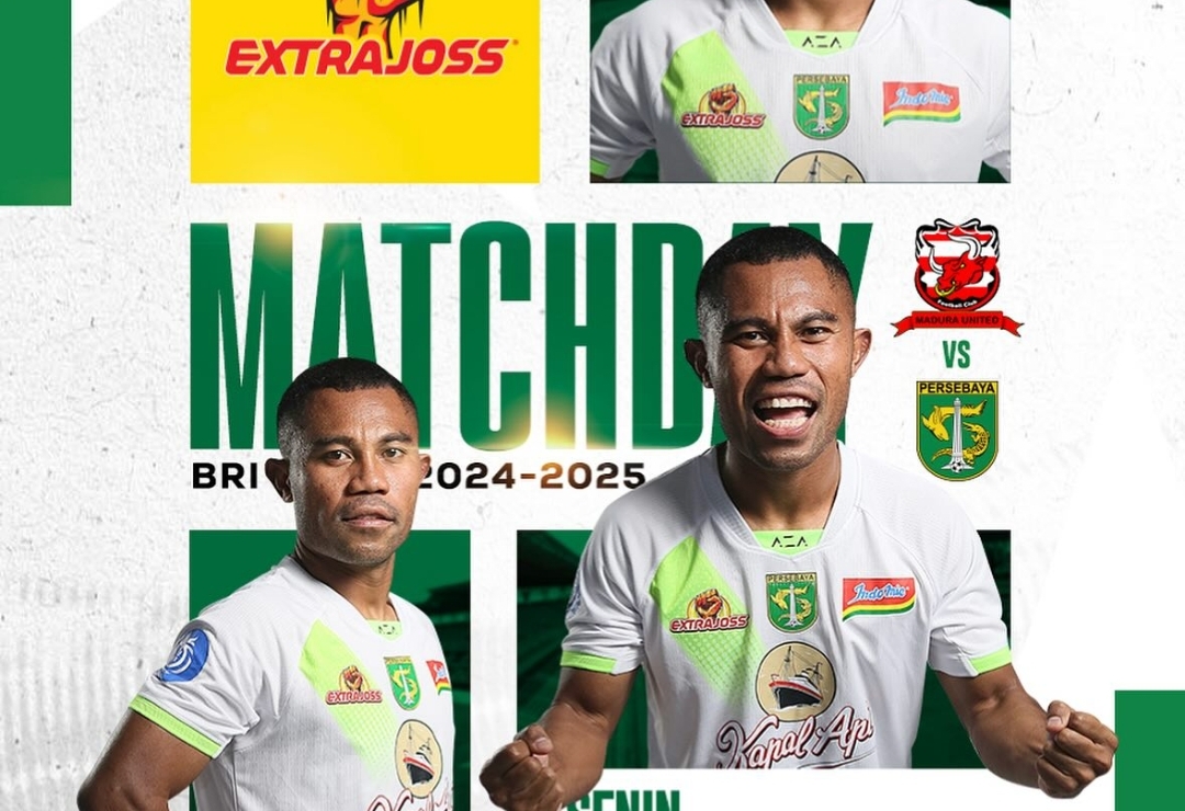 Live Streaming Liga 1 2024-2025 : Madura United vs Persebaya Surabaya, Malam ini