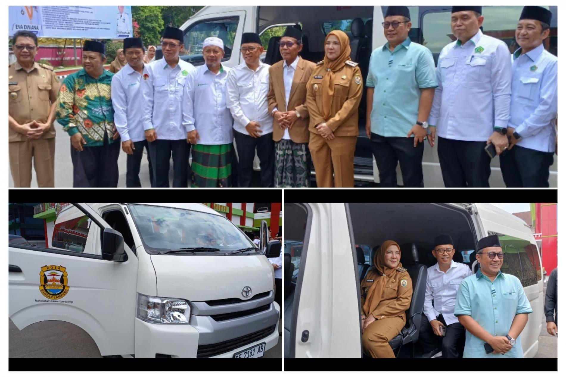 Wali Kota Eva Pinjamkan Mobil Untuk NU dan Masjid Baiturahim Korpri