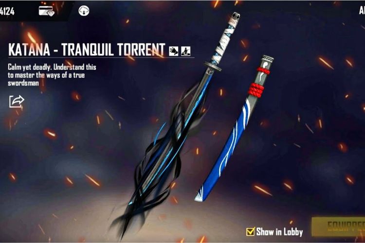 Begini Cara Mendapatkan Katana Lobby Free Fire Secara  Gratis, di Event Mendadak FF 2024 !  