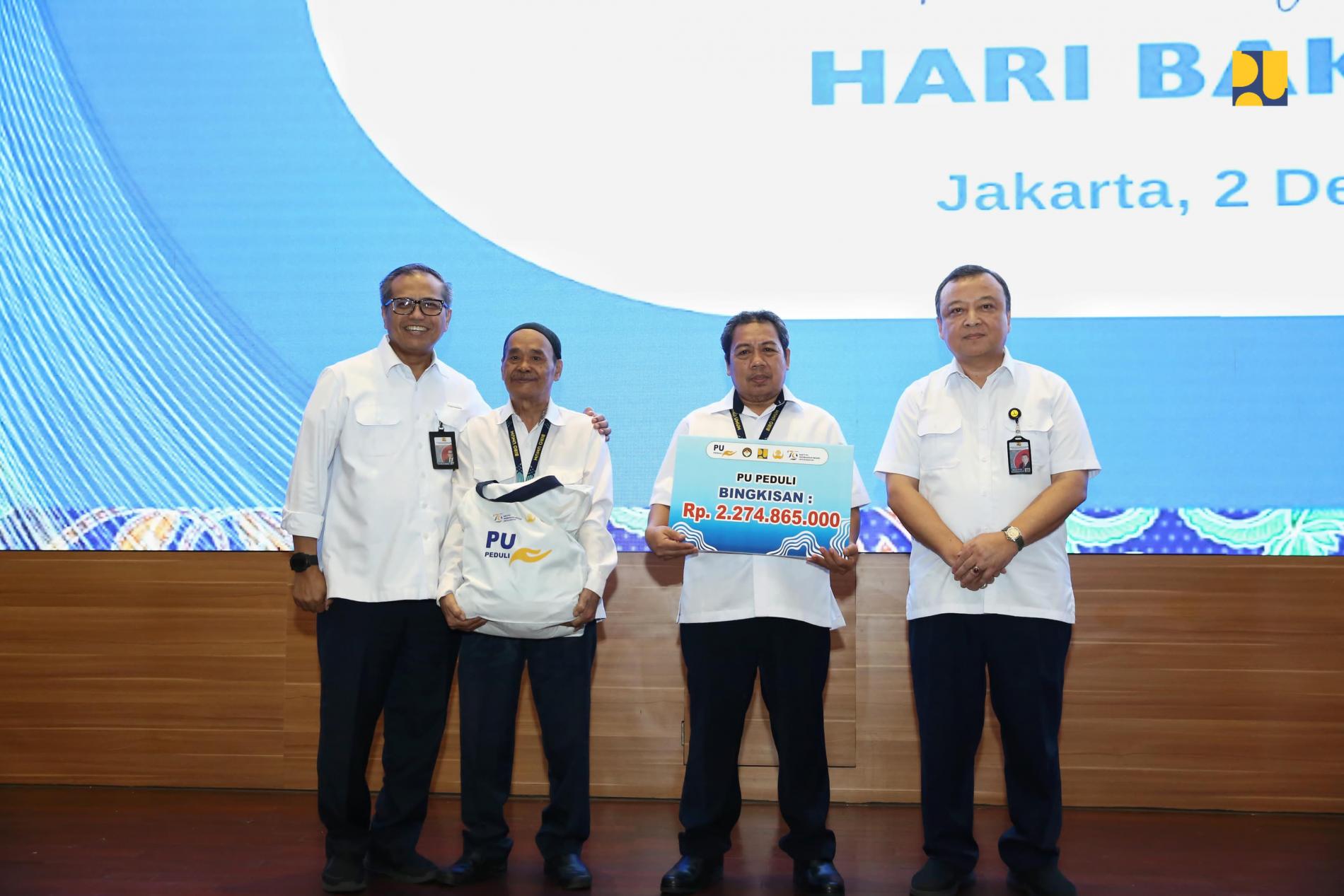 Peringati Hari Bakti PU ke-79, Kementerian PU Salurkan Donasi Rp3,3 Miliar untuk Insan PU dan Masyarakat