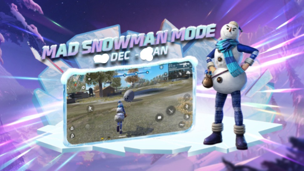 Free Fire Bisa Berubah Menjadi Boneka Salju, Mode Mad Snowman Hadir Tanggal Segini !