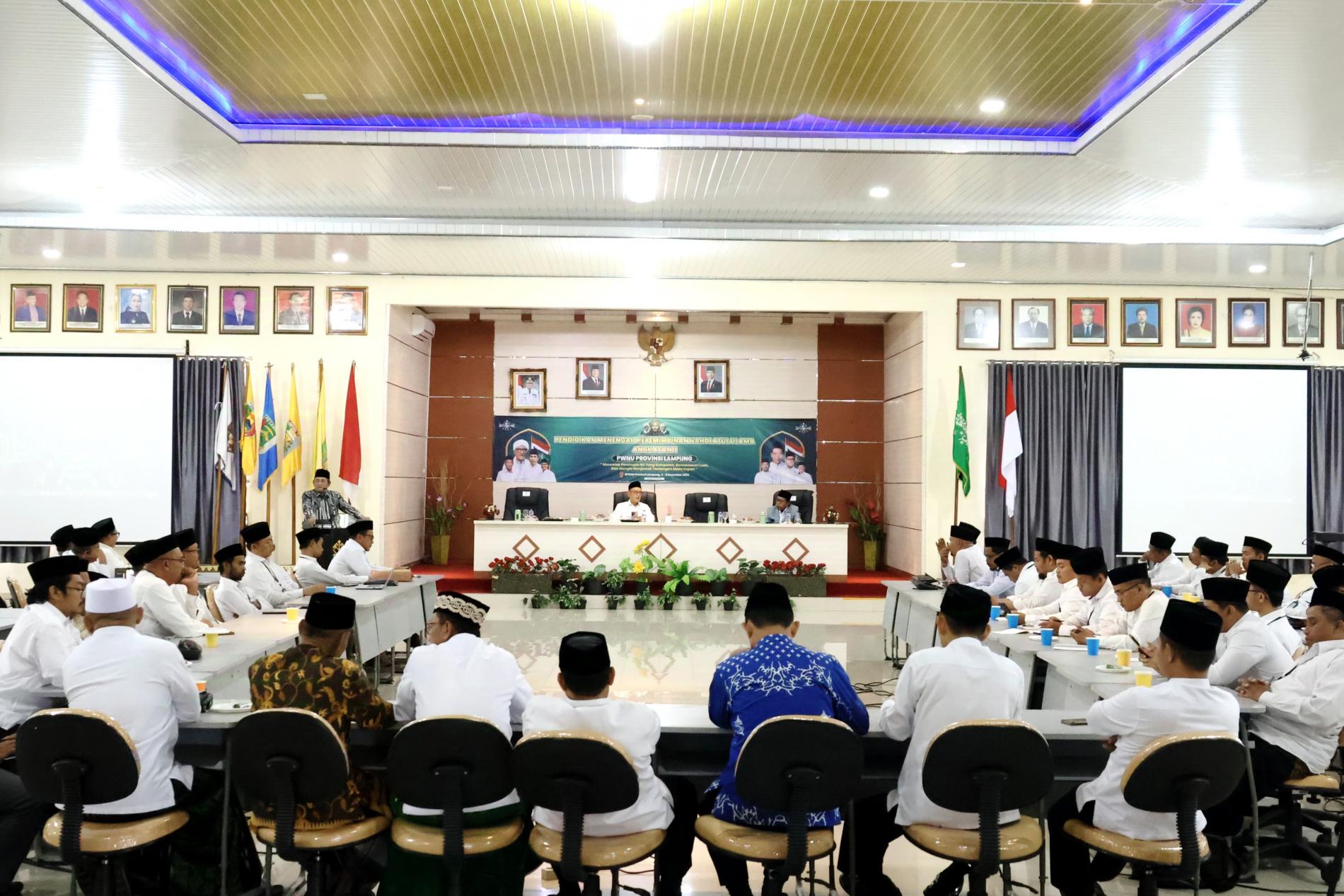 Pj. Gubernur Lampung Hadiri Pembukaan Pendidikan Kepemimpinan NU, Wujudkan Pemimpin Berintegritas dan Berlandaskan Akhlak Mulia