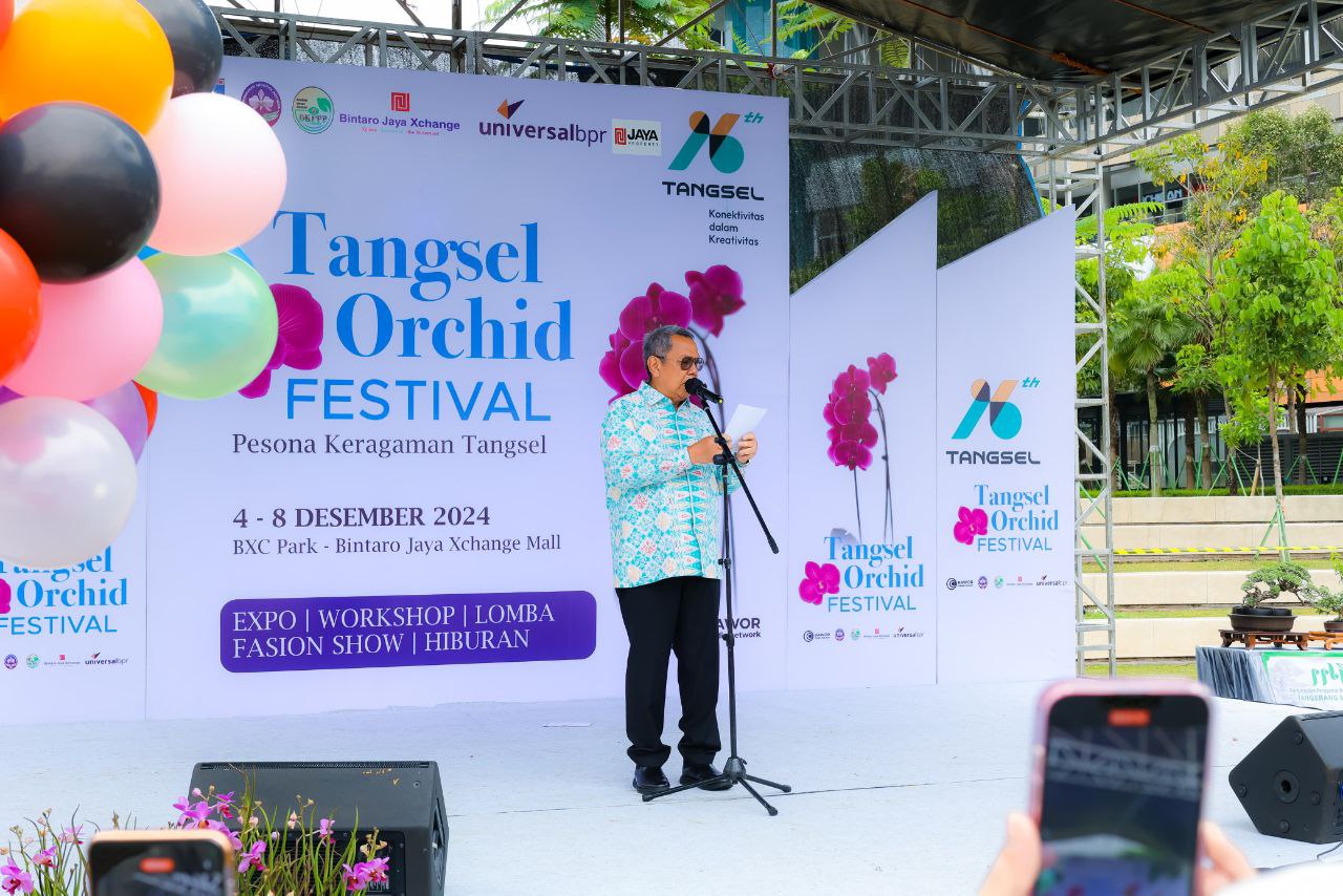 Tangsel Orchid Festival 2024, Benyamin: Anggrek, Simbol Identitas dan Keunggulan Kota Tangsel