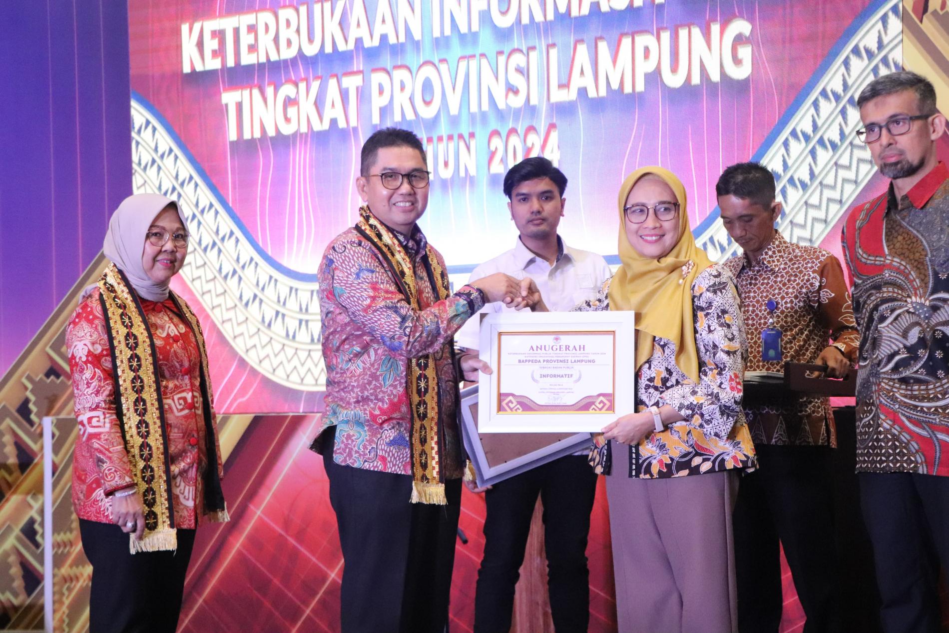 Komisi Informasi Provinsi Lampung Berikan Apresiasi Keterbukaan Informasi, Anugerah Keterbukaan Informasi 2024 Jadi Tolok Ukur Transparansi Publik