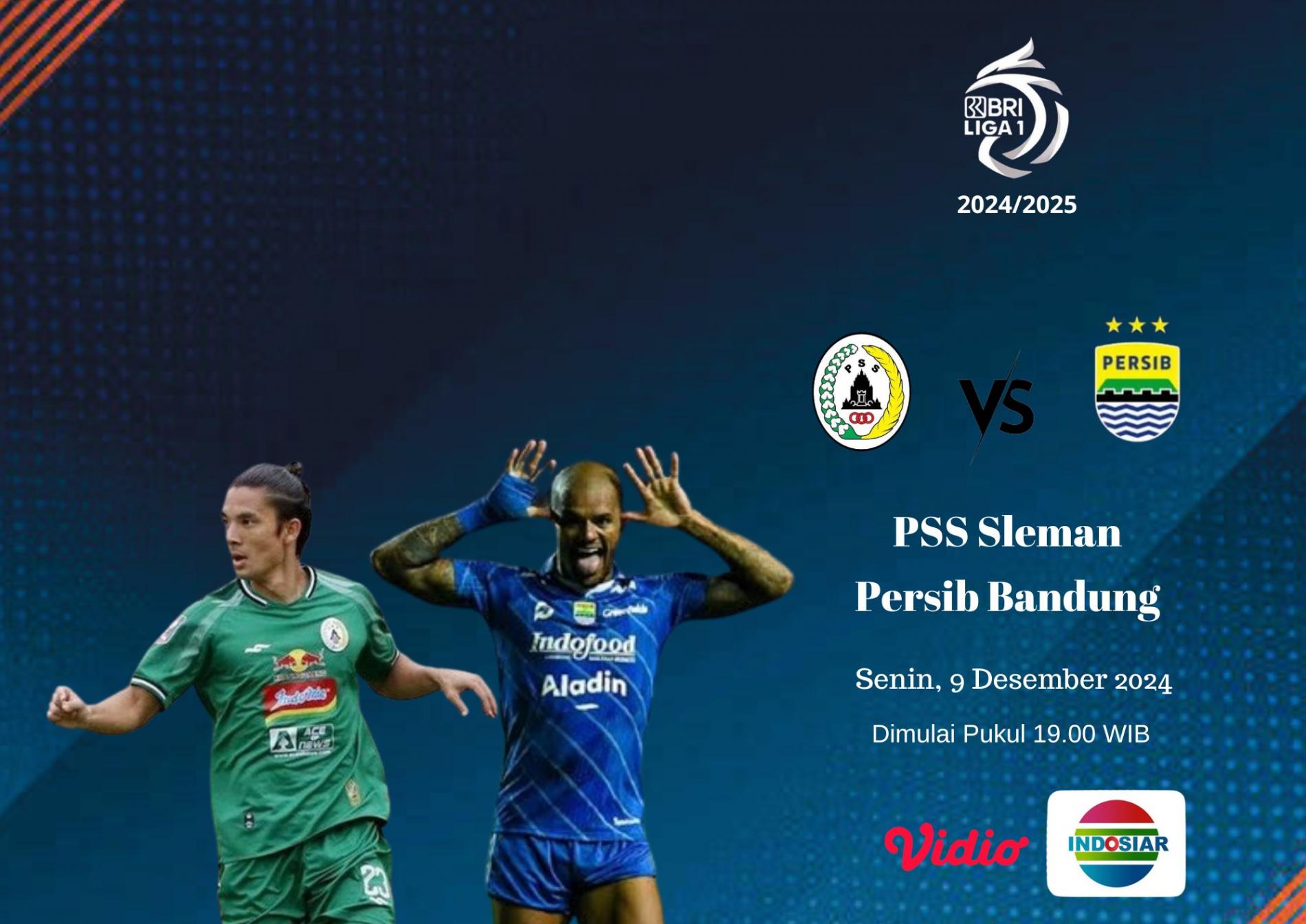 Live Streaming Liga 1 2024-2025 : PSS Sleman vs Persib Bandung, Sedang Berlangsung! 