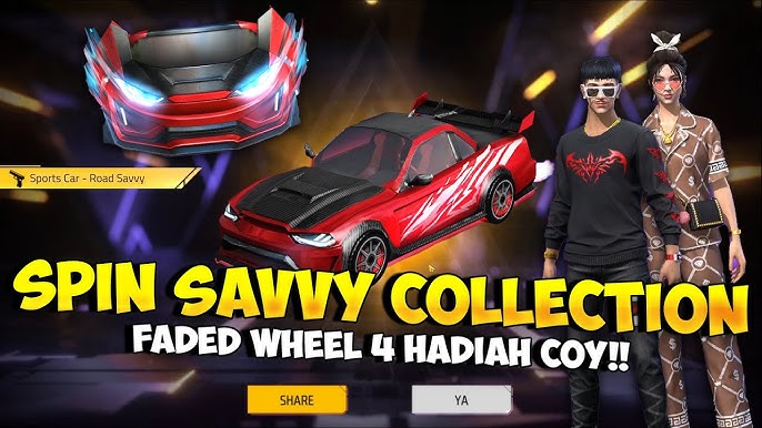 Begini Cara Mendapatkan Bundle Item Savvy Collection Free Fire x Faded Wheel Event