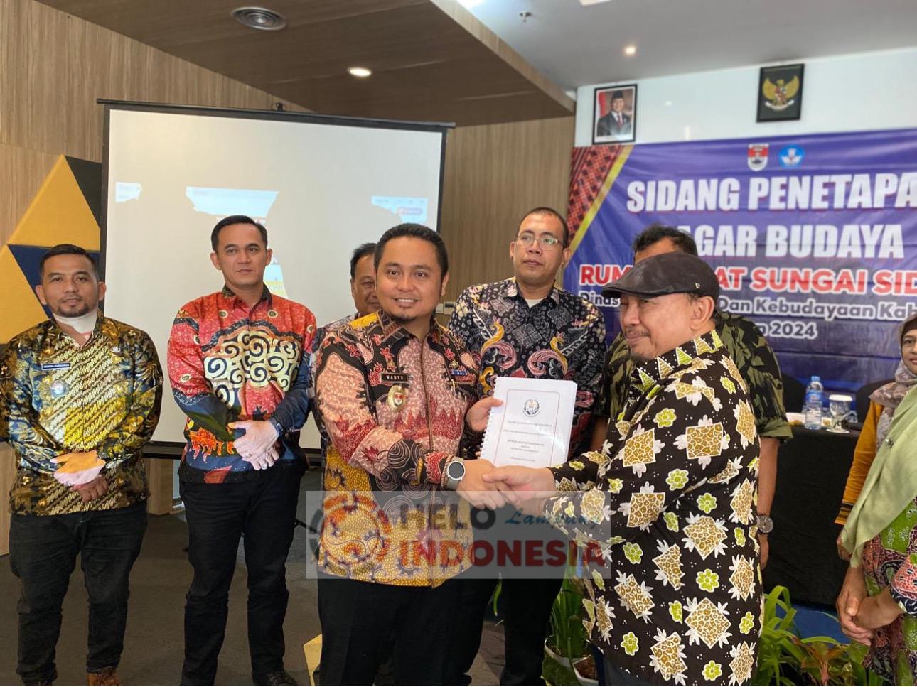 Rumah Adat Sungai Sidang Mesuji Ditetapkan Jadi Cagar Budaya