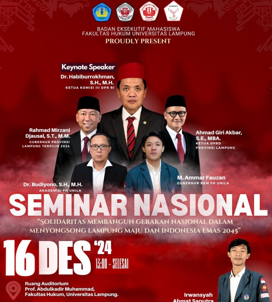 Ada Habib Bareng Mirza-Giri di Semnas BEM Unila