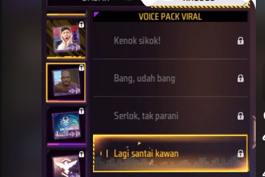 Free Fire Ada Voice Pack Viral Terbaru Hari Ini 16 Desember 2024 ! Ada Bang, Udah Bang hingga Kenok, sikok !