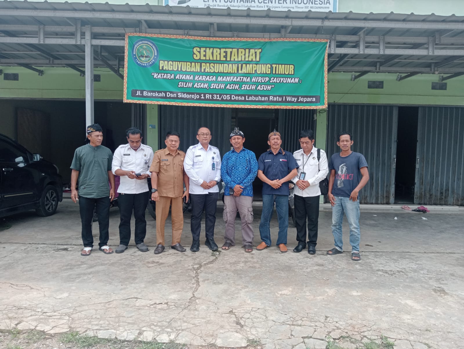 Kepala BNN Lampung Timur Sambangi Keluarga Pasundan.