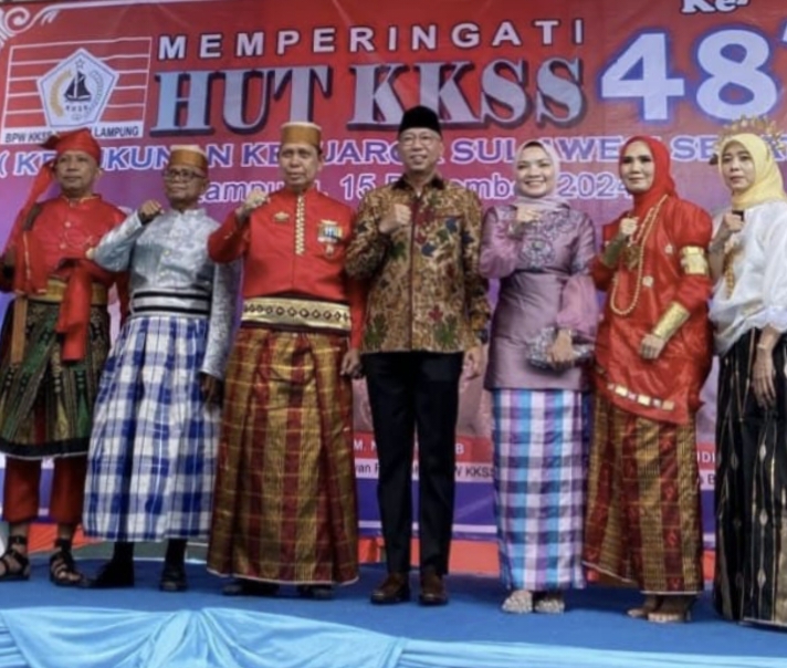 Gubernur Terpilih Iyay Mirza Ikut Rayakan. Milad ke-48 Keluarga Sulawesi