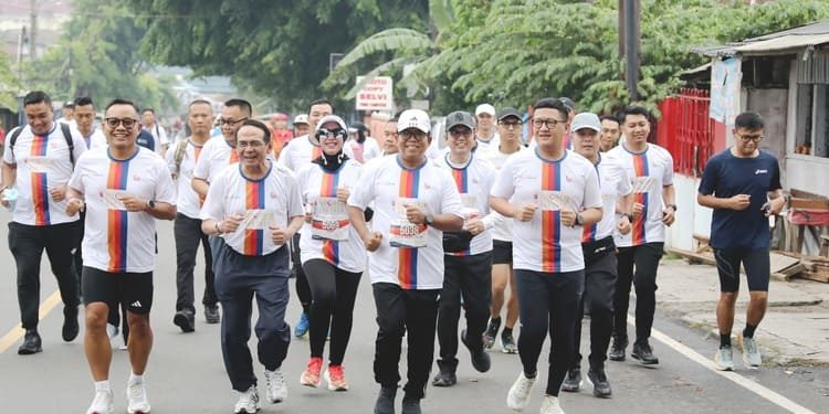 Pj. Gubernur Samsudin Lepas Peserta “Gencarkan Run 2024”