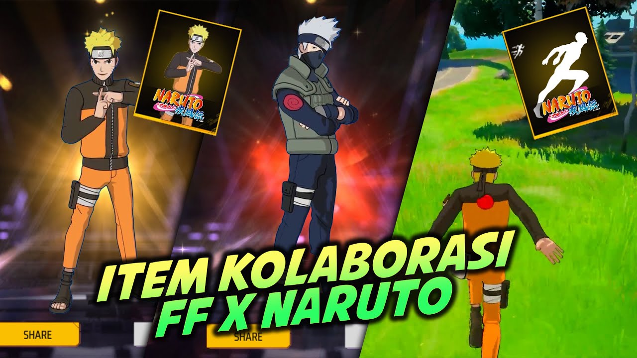 Ini Kisaran Harga Untuk Mendapatkan Bundle Naruto di Event Free Fire x Naruto Shippuden, Tabung Diamond Kalian !
