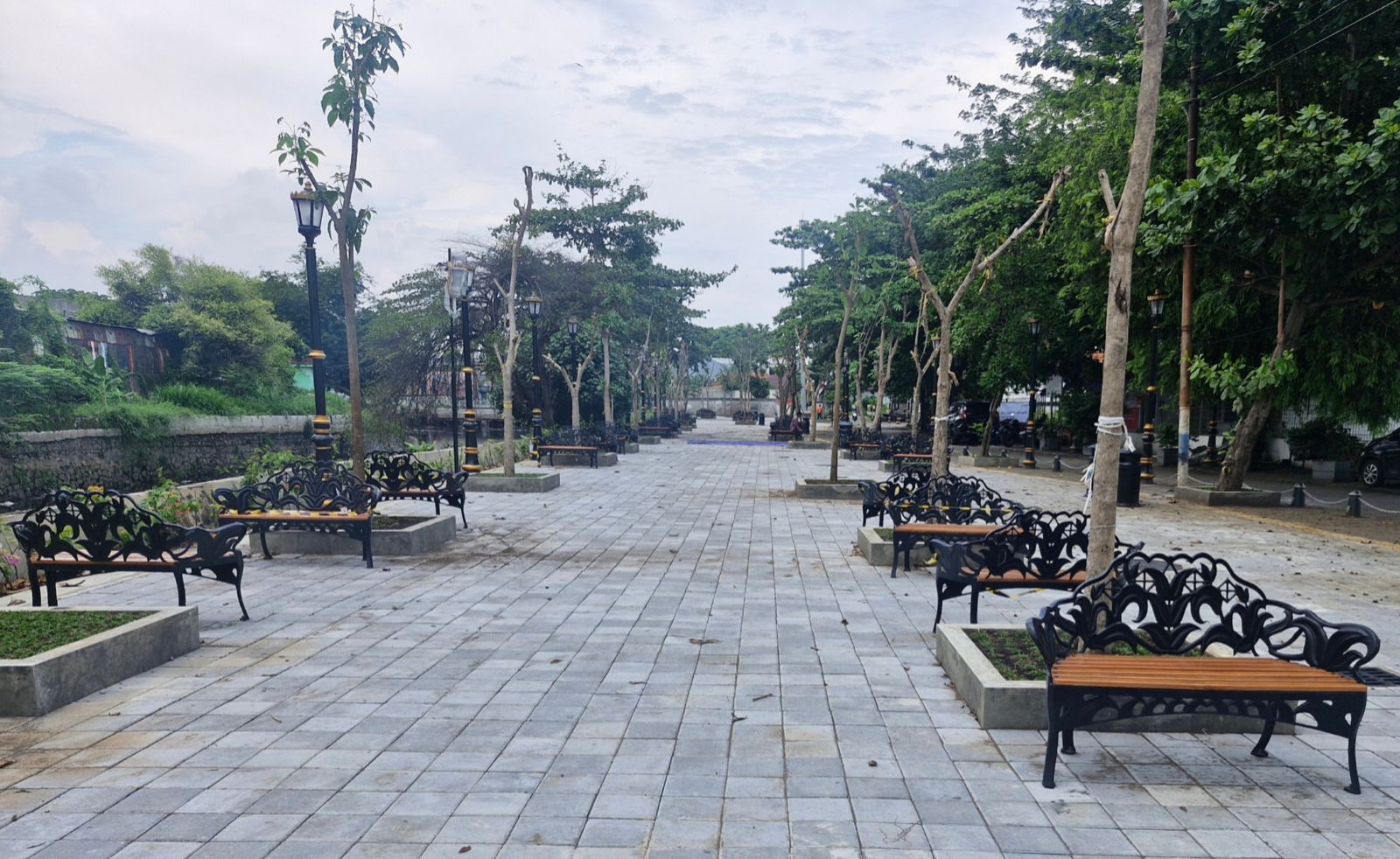 KemenPU Percantik Kawasan Kampung Sleko Kota Lama Semarang