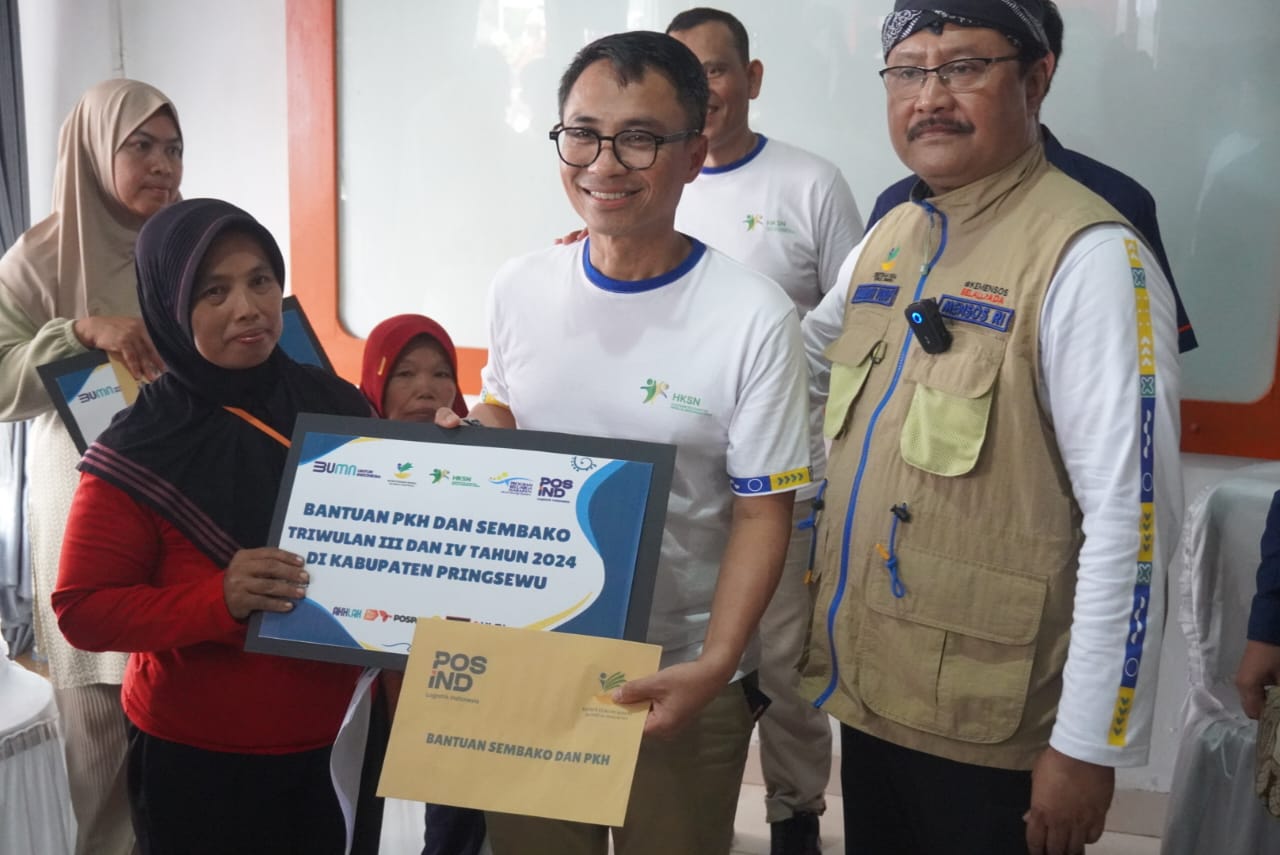 Puncak HKSN 2024 di Pringsewu, Pos Indonesia Mitra Setia Kemensos