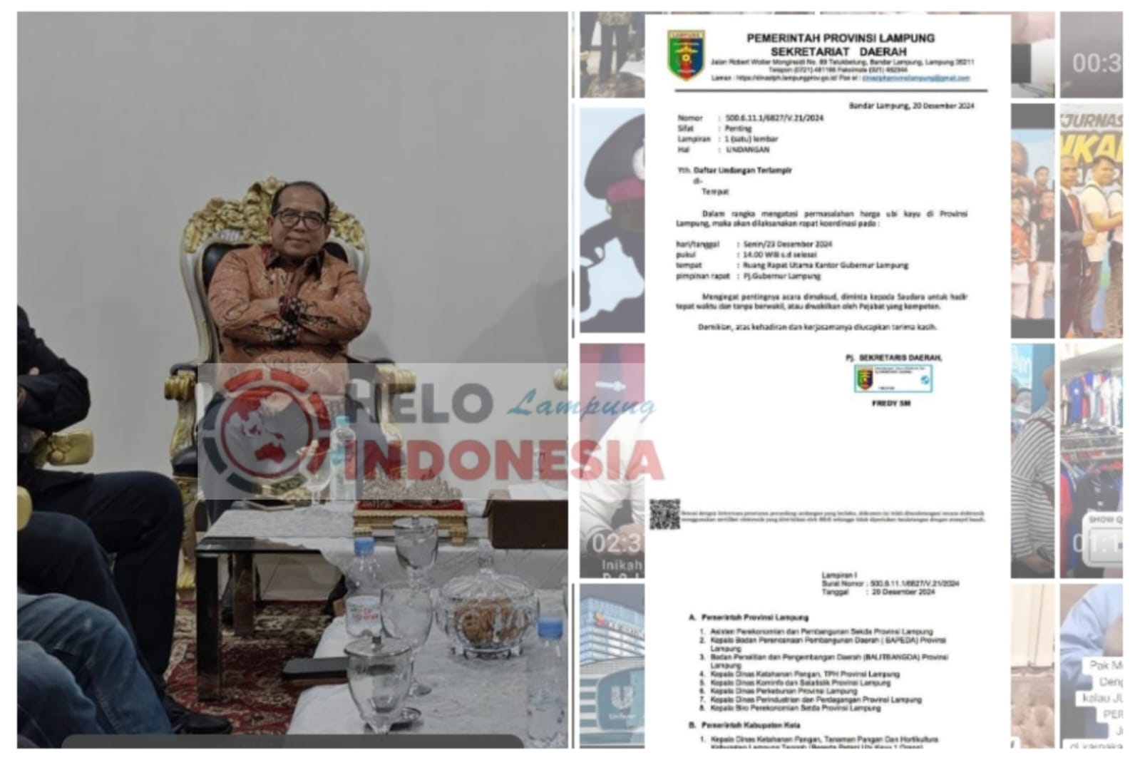Harga Anjlok, 29 Perusahaan Singkong Dipanggil Pj Gubernur, Ini Daftarnya