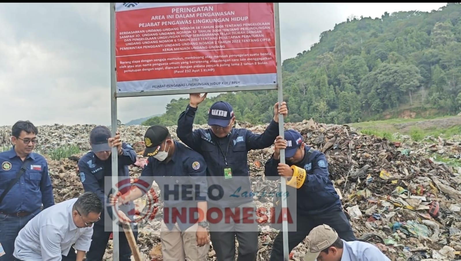 Regulator dan Pelaksana TPA Bakung Terancam 3-4 Tahun Penjara