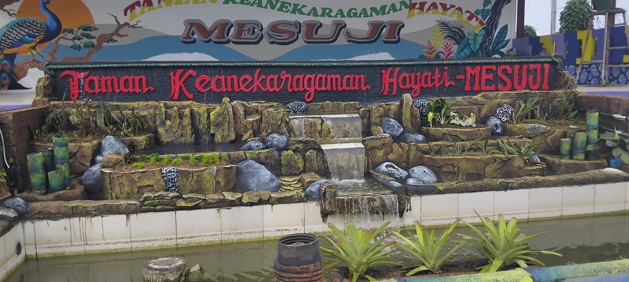 Kerja Nyata Elfianah,Taman Hayati Disulap Menjadi Taman Yang Indah
