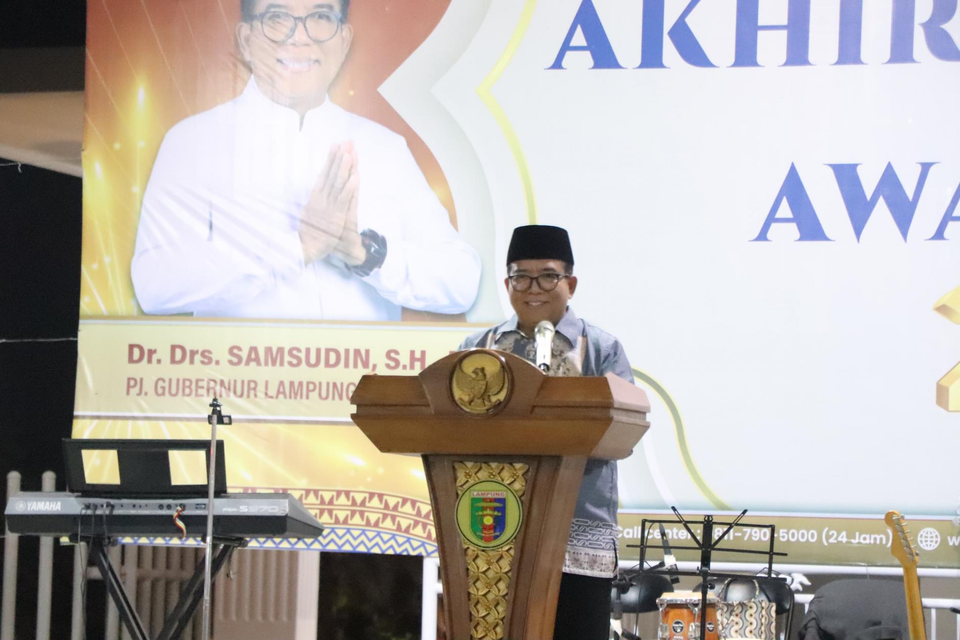 Pj. Gubernur Lampung Gelar Doa Bersama Sambut Tahun Baru 2025