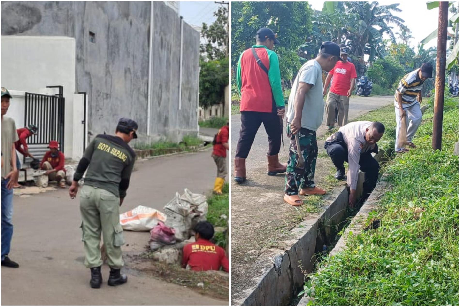 Biar Warga Nyaman, Kelurahan Kotasepang Rutin Jumat Bersih