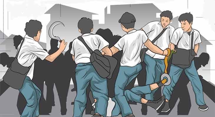 Tawuran di Kendal: Satu Pelajar Alami Luka Bacok, Tiga Lainnya Terjatuh dari Motor