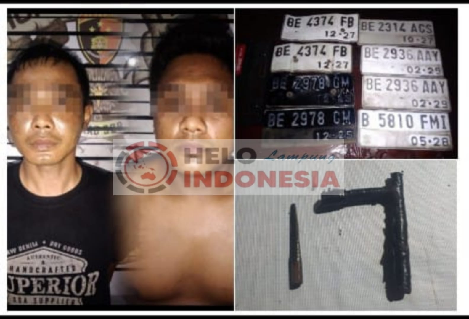 Komplotan Pencuri Motor Asal Lampung Selatan Ditangkap di Bandarlampung