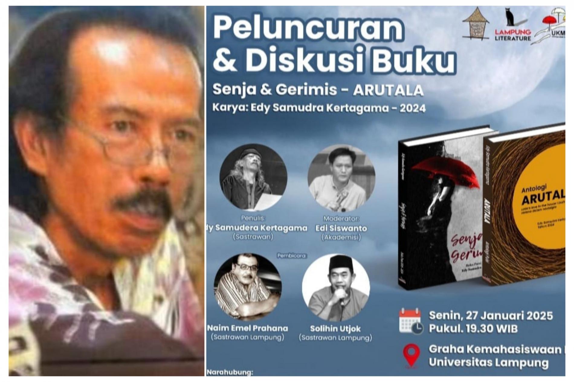Nabi Penyair Edy Samudra Kertagama, Buka 2025 dengan 2 Buku Antologi Puisi