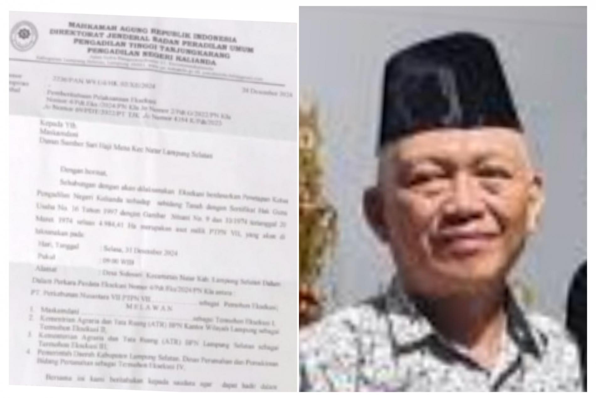 Kades Natar Tertipu Mafia Tanah Hingga Khilaf Buat Sporadik di Lahan PTPN