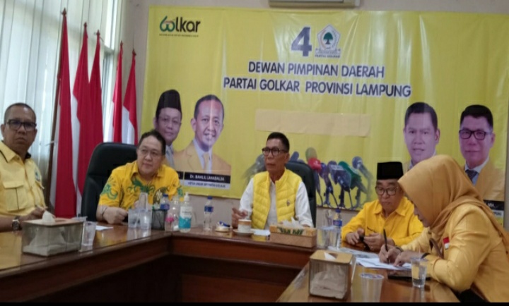 Target Musda Golkar Lampung Sebelum Bulan Puasa, SC Erwin-OC Aprozi