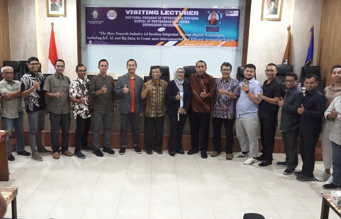 HM DSI Undip Gelar Visiting Profesor, Dorong Integrasi Teknologi Digital 4.0