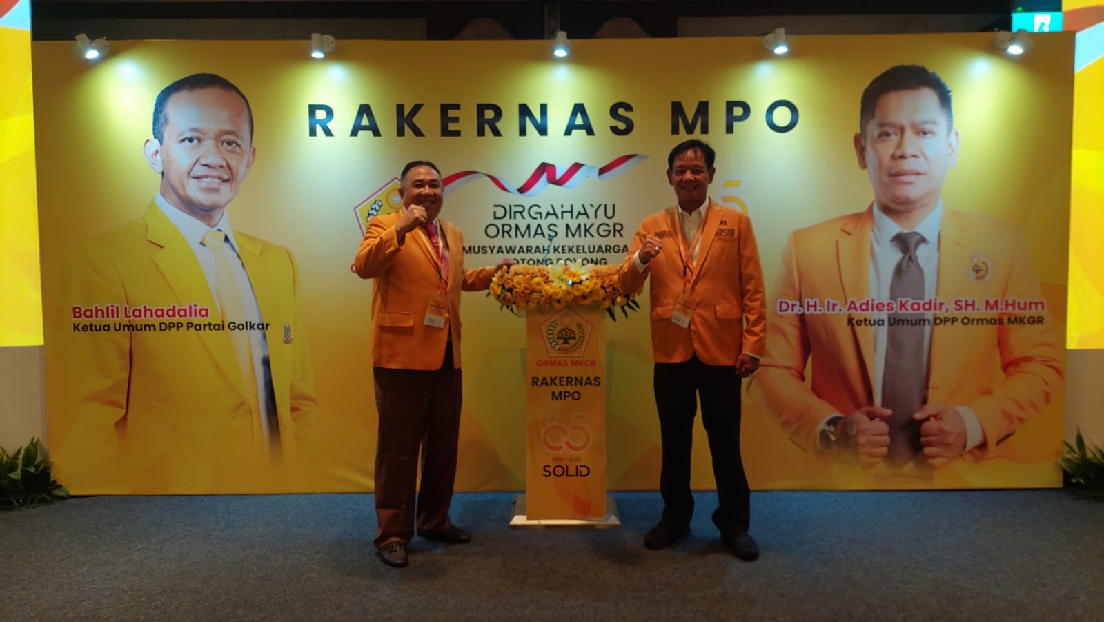 Rakernas MKGR 2025, Erwin Eka Siap Amankan Golkar di Bawah Komando Bahlil