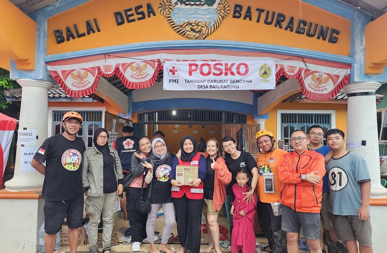 Relawan 505 Rescue Salurkan Bantuan di Baturagung Grobogan