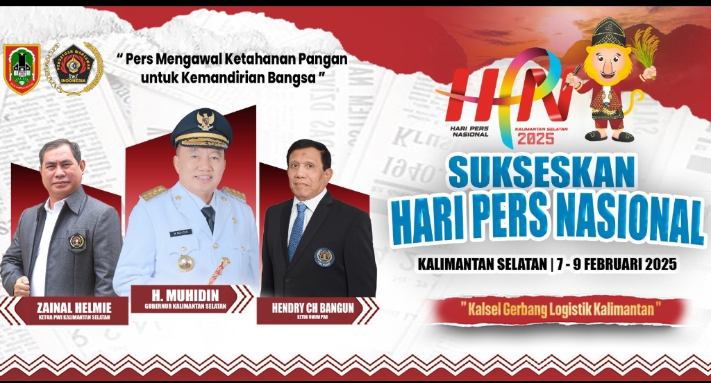 Gaung HPN Kalsel 2025 Menggema Kencang, Gubernur, Bupati, Walikota Minta Diundang Event Akbar Insan Pers