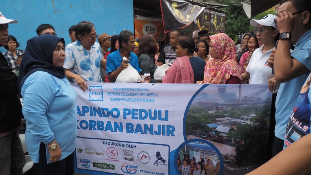 APINDO Lampung Peduli Korban Banjir