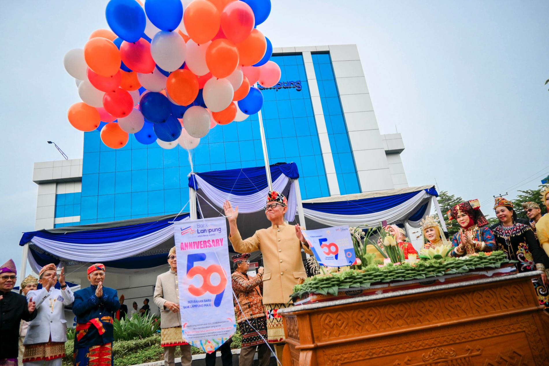 Dihari Jadinya Ke-59, Bank Lampung Rilis Visi, Misi, Tagline & Core Value Baru