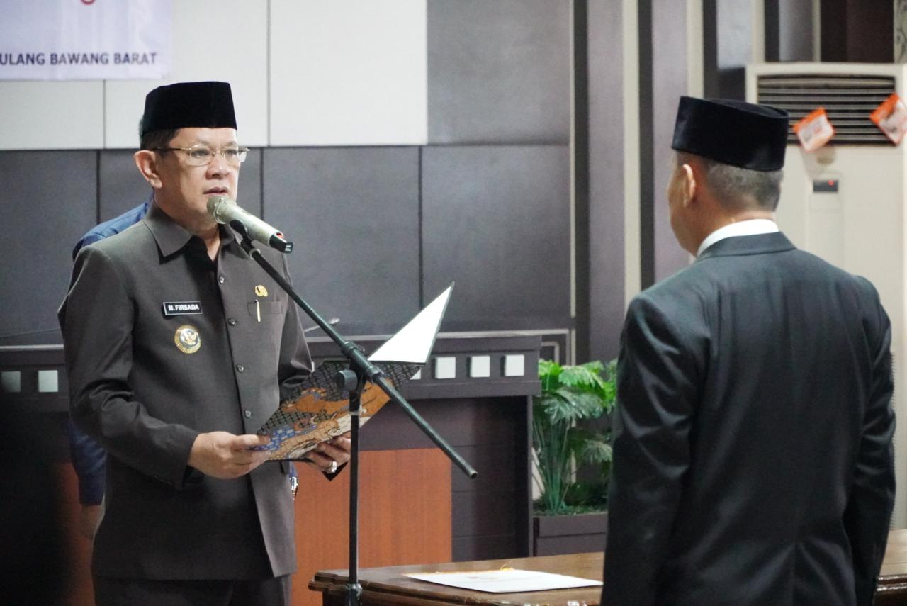 Perana Putra Resmi Dilantik Jadi Pj Sekda Tubaba Gantikan Bayana