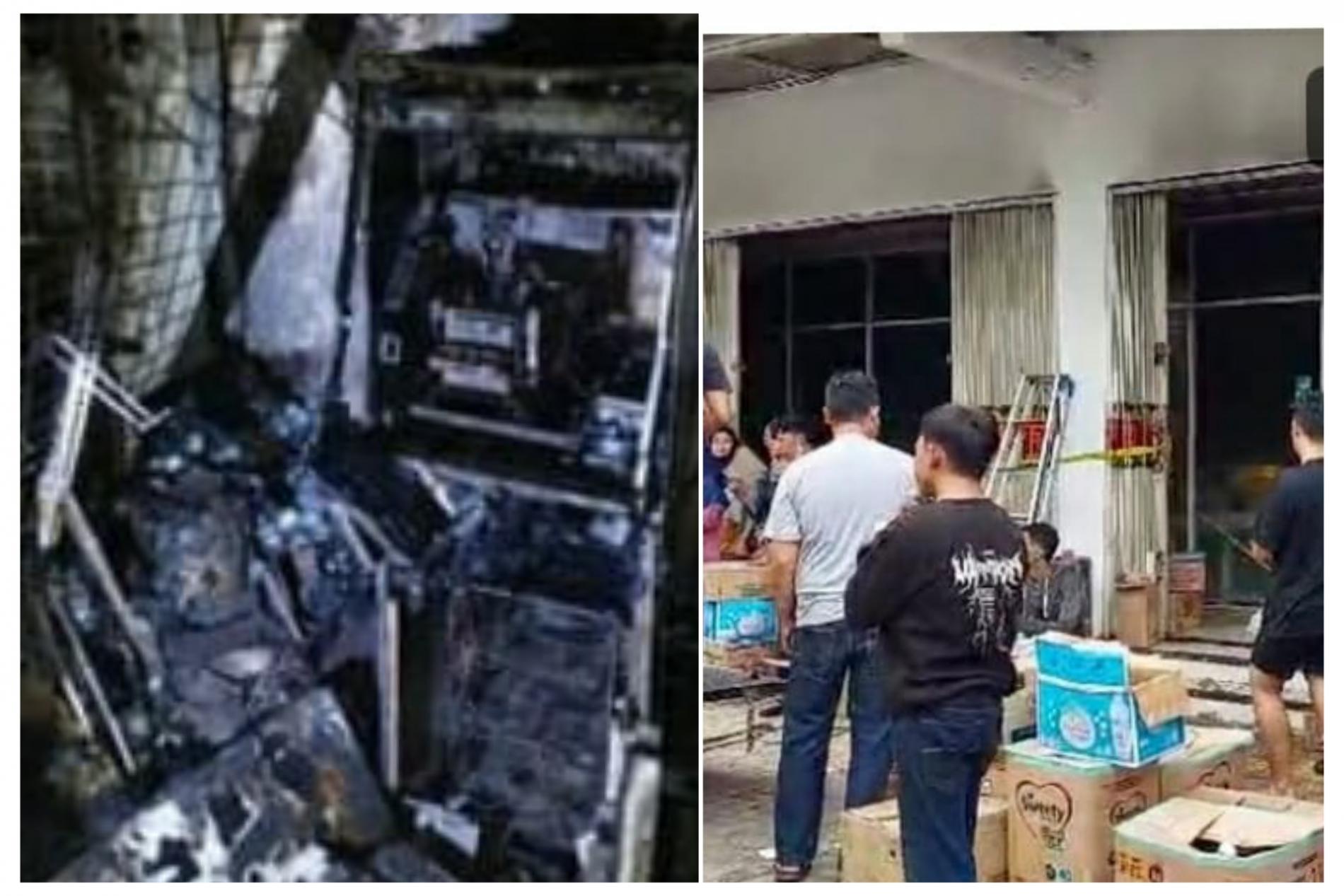 Maling Bakar ATM Minimarket di Rajabasa, Bandarlampung