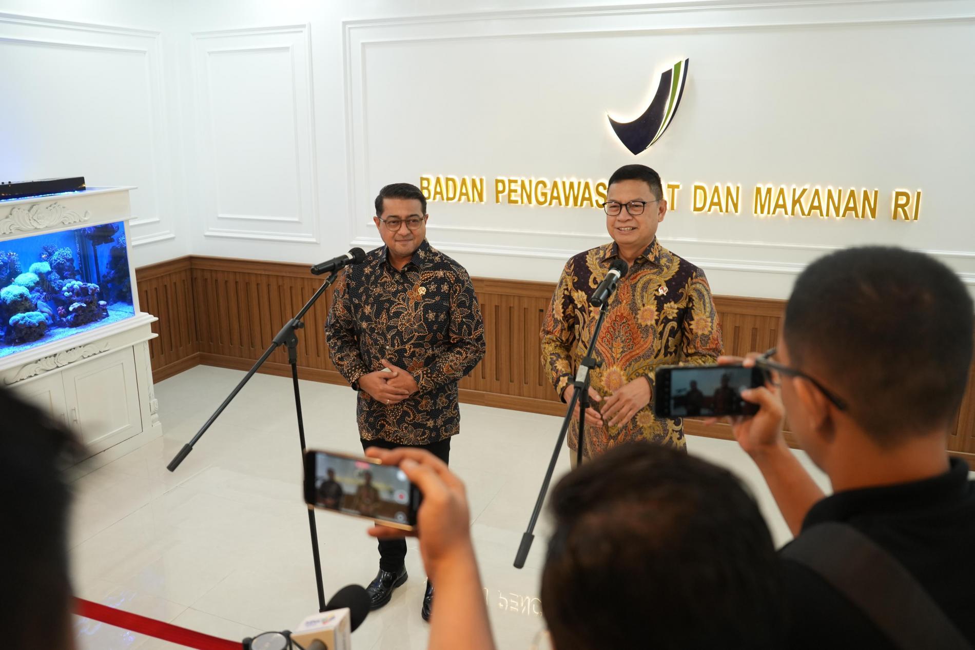 Kejar Pertumbuhan Ekonomi 8%, Menekraf Dorong BPOM Bantu UMKM Naik Kelas