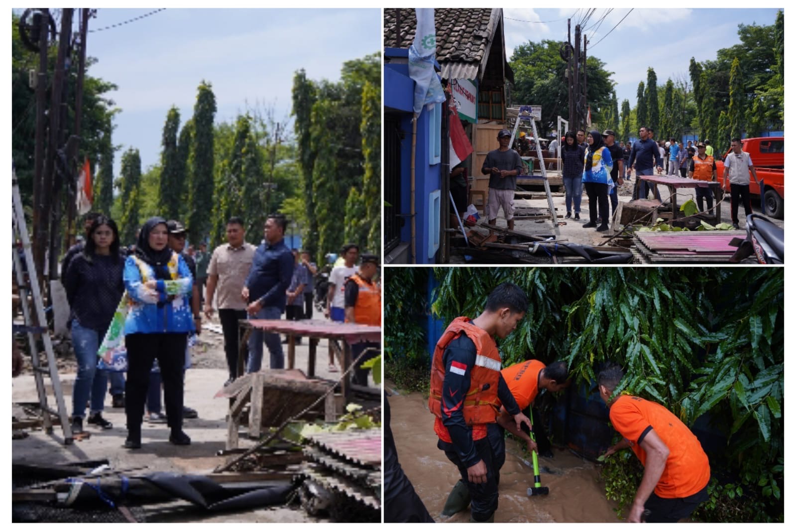 Kedua kali, Semalaman Wali Kota Eva Atasi Banjir Bottleneck Pelindo Panjang