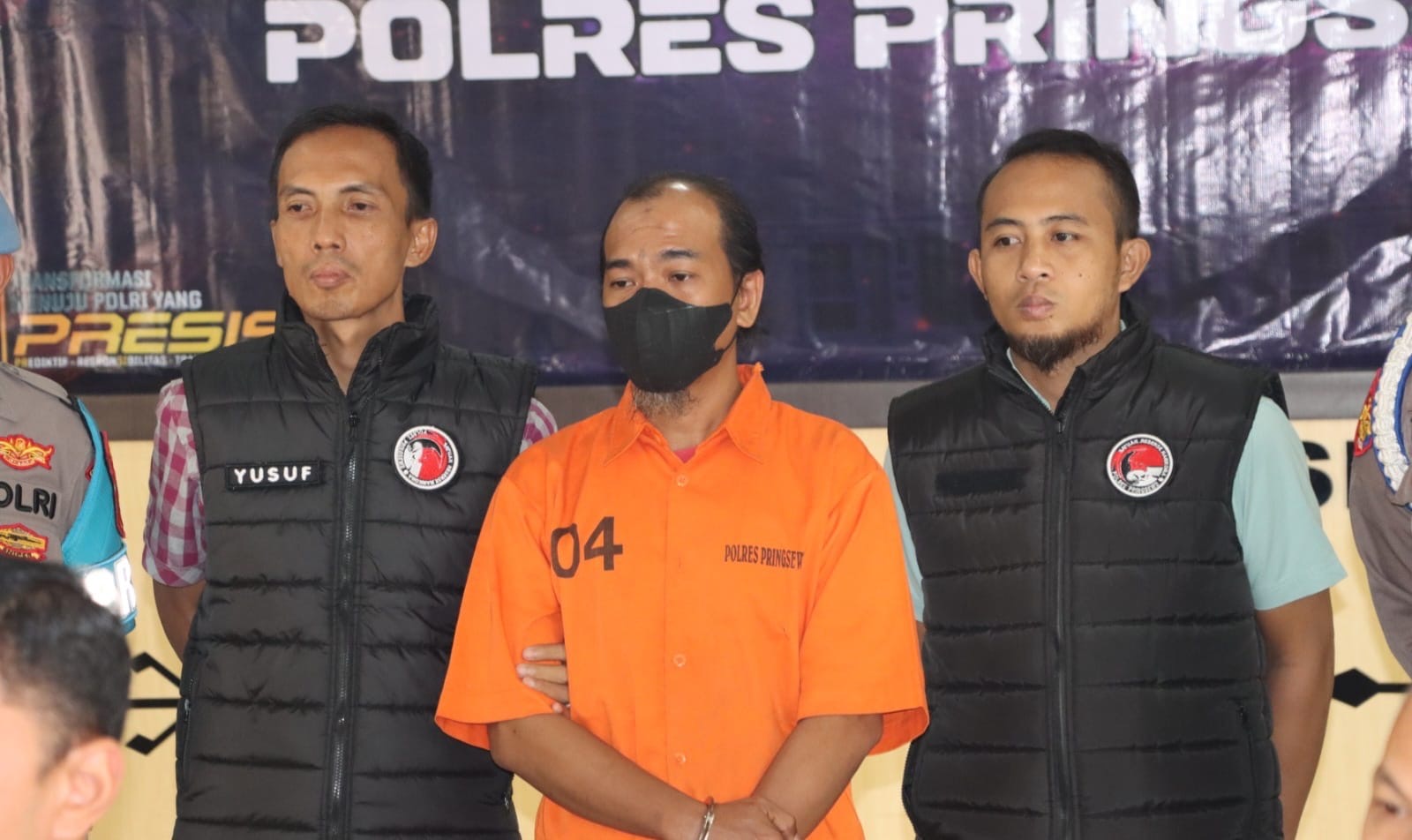 Polres Pringsewu Bongkar Jaringan Narkoba Jenis Ganja Puluhan Kilogram