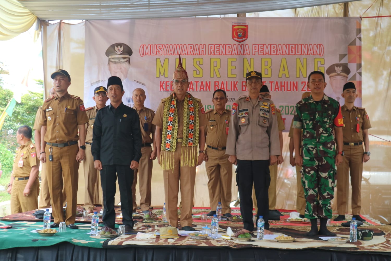 Pj.Sekda Lambar  Drs.Ismet Roni Pimpin Musrenbang 