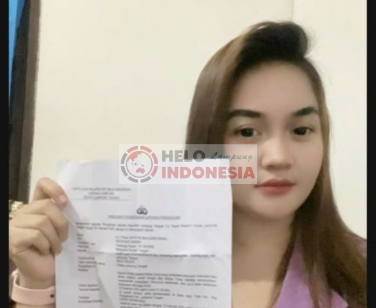 Mantan Suami Aniaya Anak Kandung, Ibu Muda Lapor ke Polres Lamteng