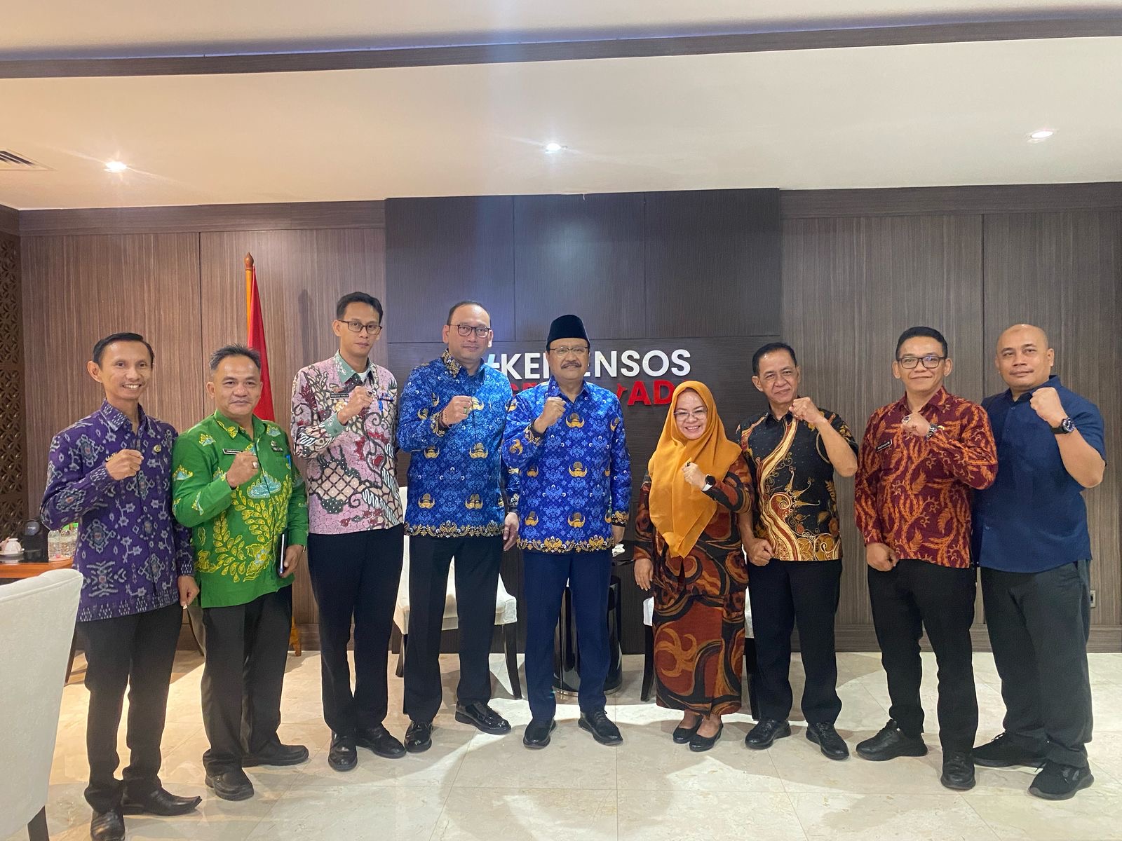 Jelang Pelantikan,Elfianah Boyong Dinsos Mesuji Ke Kemensos RI