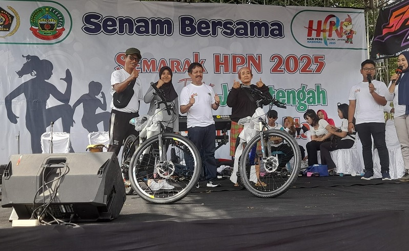 Senam Bersama dan Susuri CFD Jadi Penutup HPN 2025 Tingkat Jateng di Blora