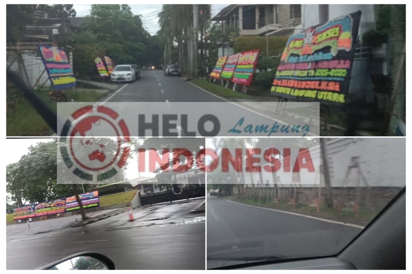 Florist Ucapan Selamat Gubernur Mulai Ramai di Rumah Mirza dan Mahan Agung