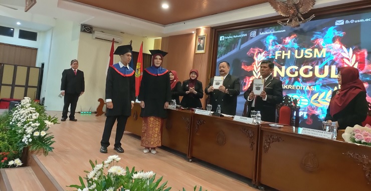117 Lulusan Dilepas, Dekan FH USM Berharap Jadi Sarjana yang Adaptif dengan Lingkungan