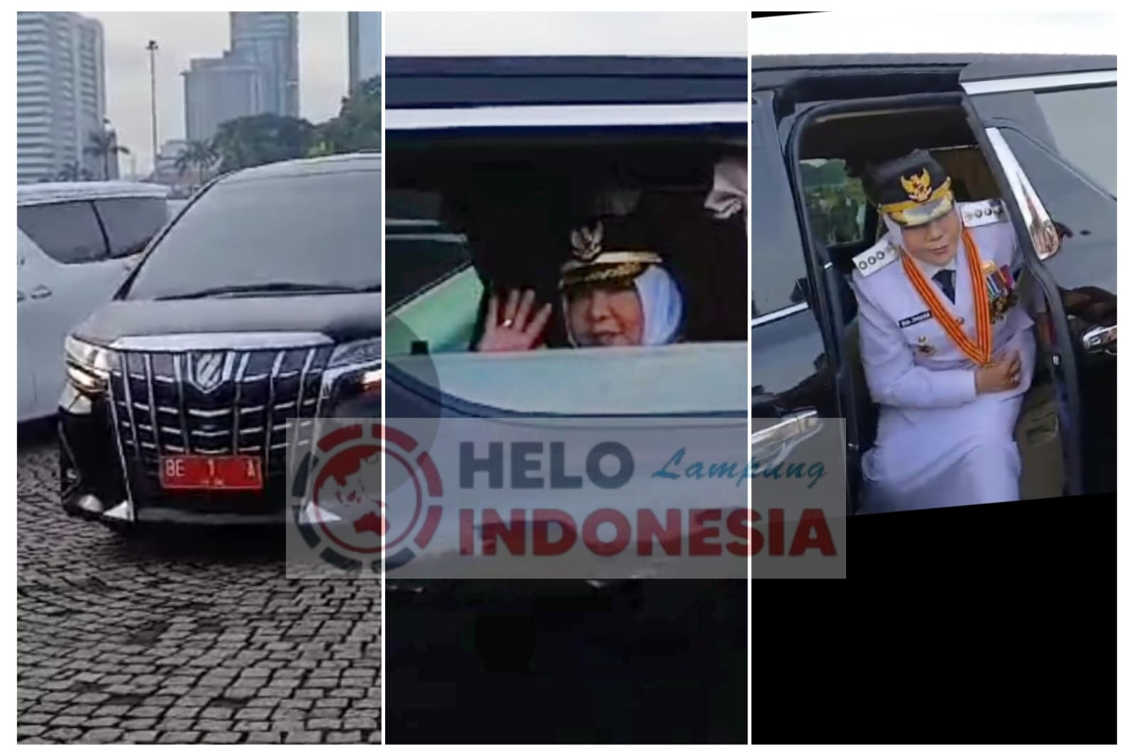 Alphard Hitam BE-1-A Antarkan Eva Dilantik di Istana Merdeka